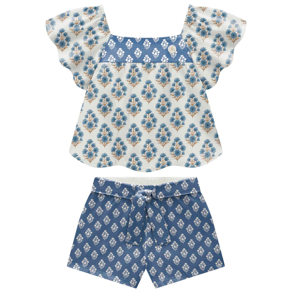 Conjunto Azul acero con short 2001770 - Igorperu