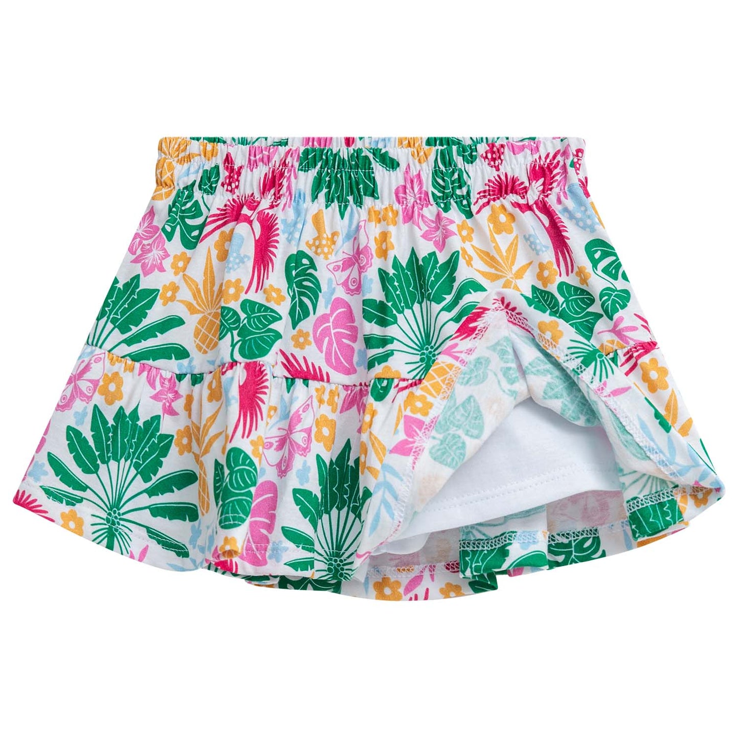 Conjunto floreado crop y falda - Igorperu