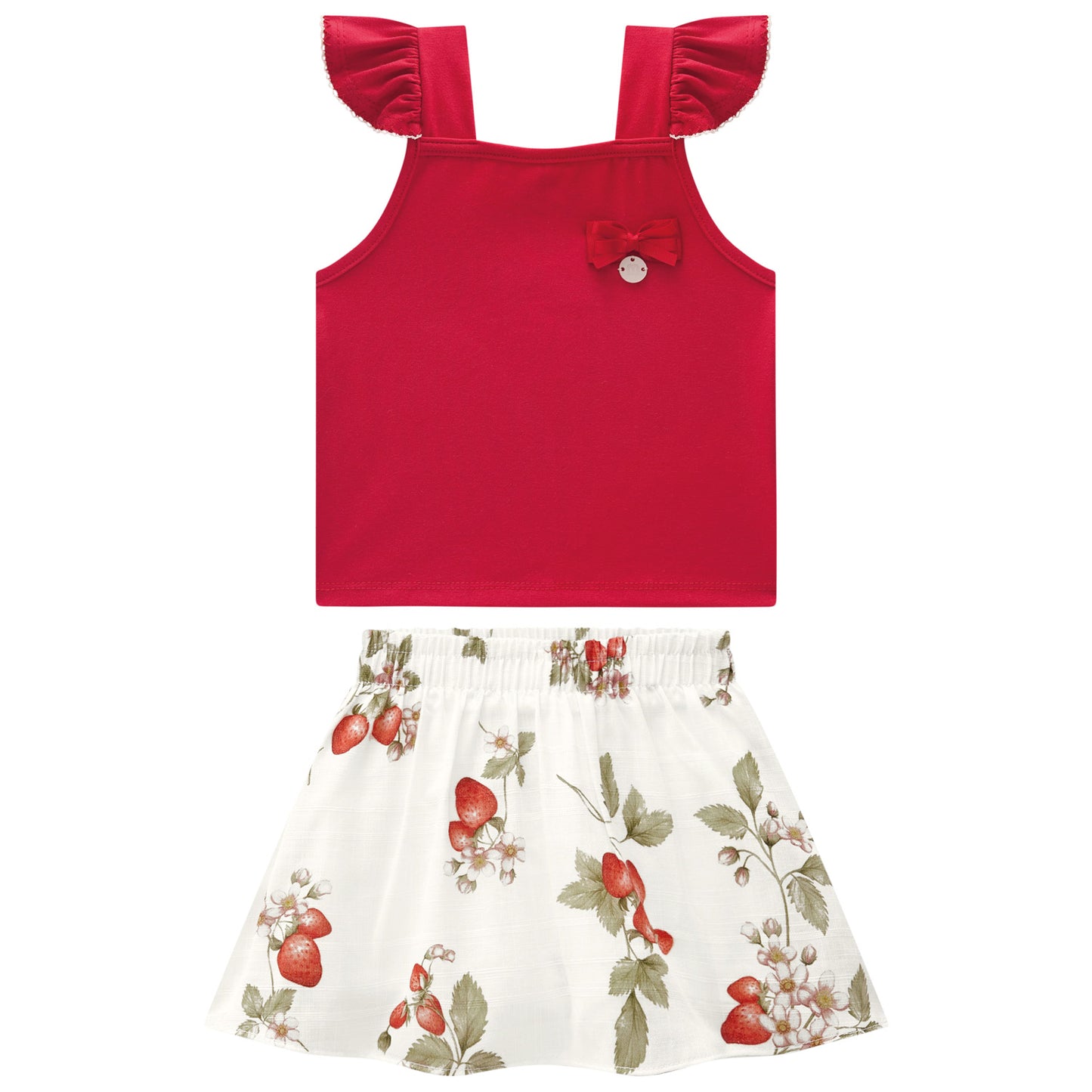 Conjunto polo crop y falda - Igorperu