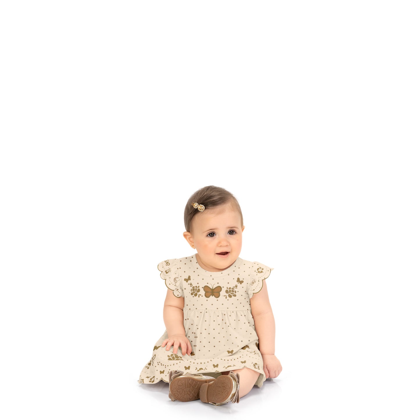 Conjunto vestido y bombacha beige - Igorperu