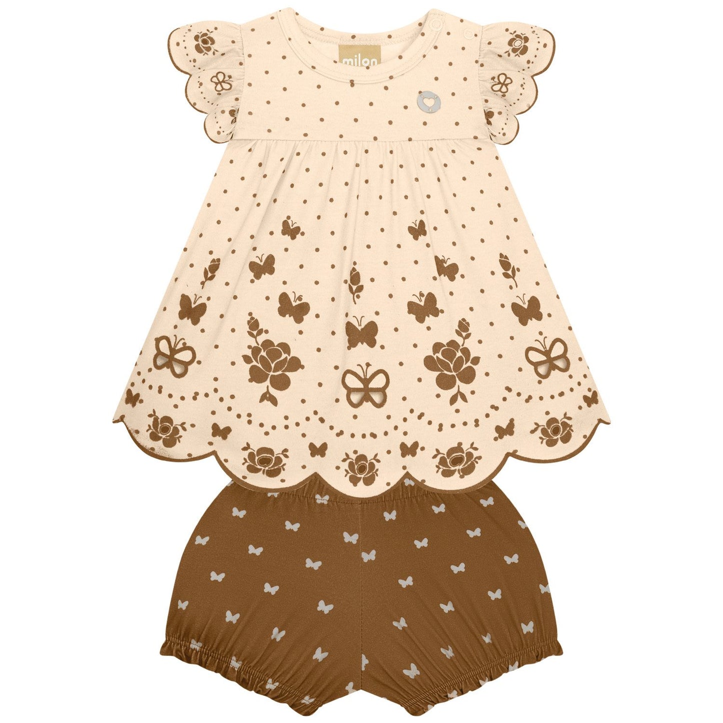 Conjunto polo volado con short mariposa - Igorperu