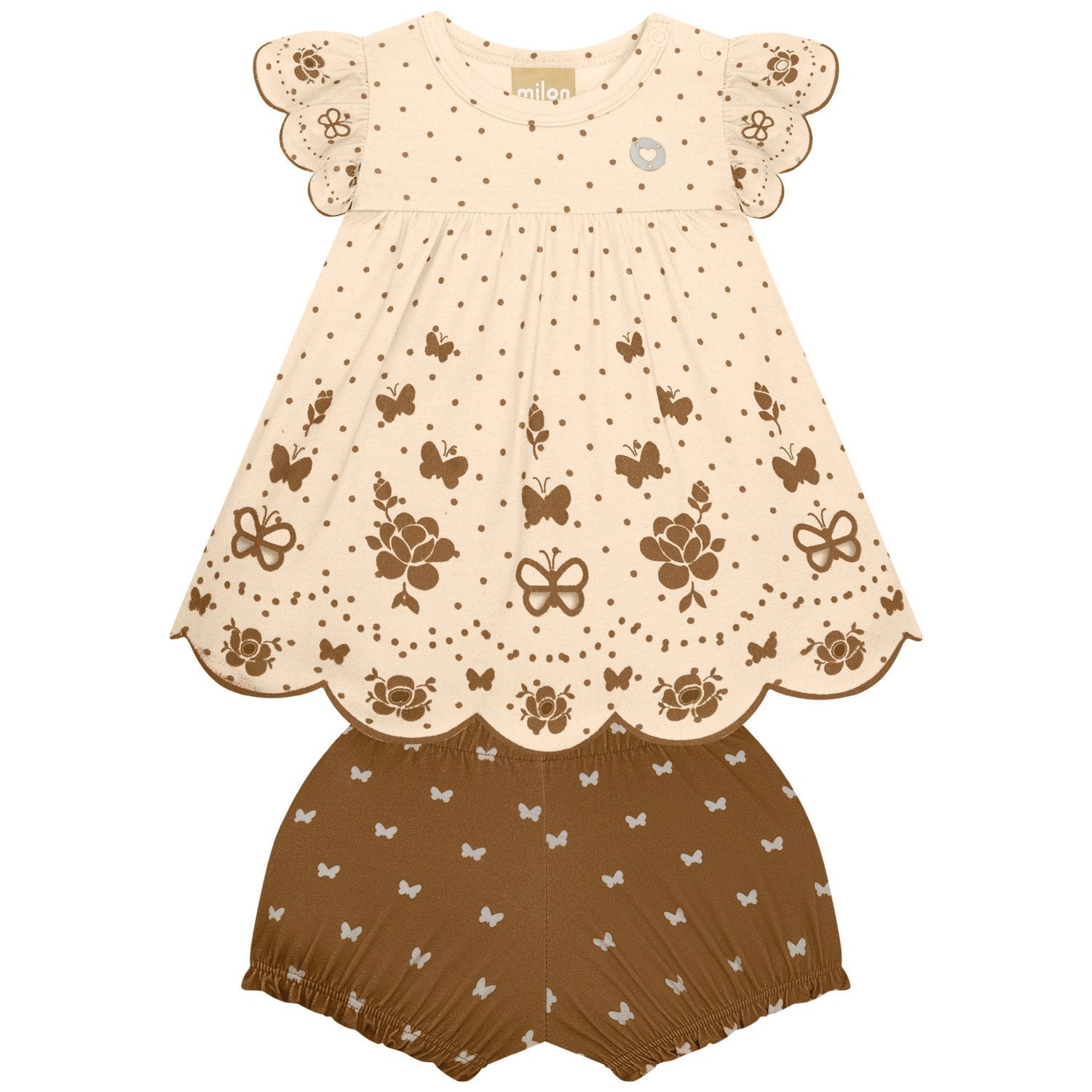 Conjunto polo volado con short mariposa - Igorperu