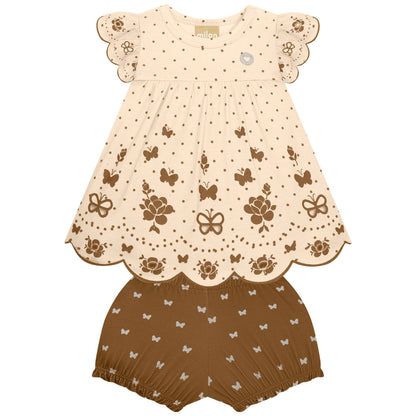 Conjunto polo volado con short mariposa - Igorperu