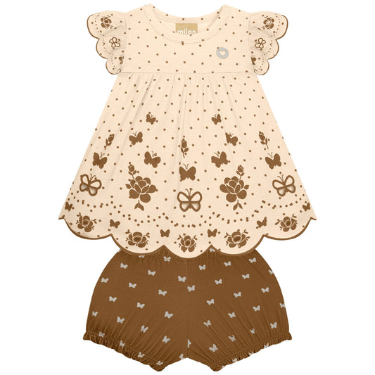 Conjunto polo volado con short mariposa - Igorperu