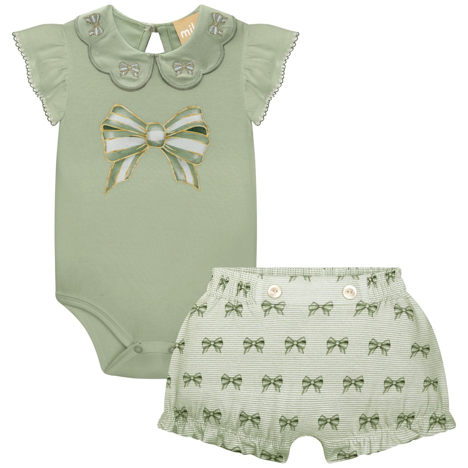 Conjunto body verde y bombacha - Igorperu