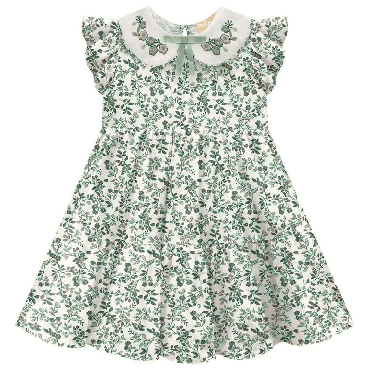 Vestido Formal flores pasteles verde 2001730-70012 - Igorperu