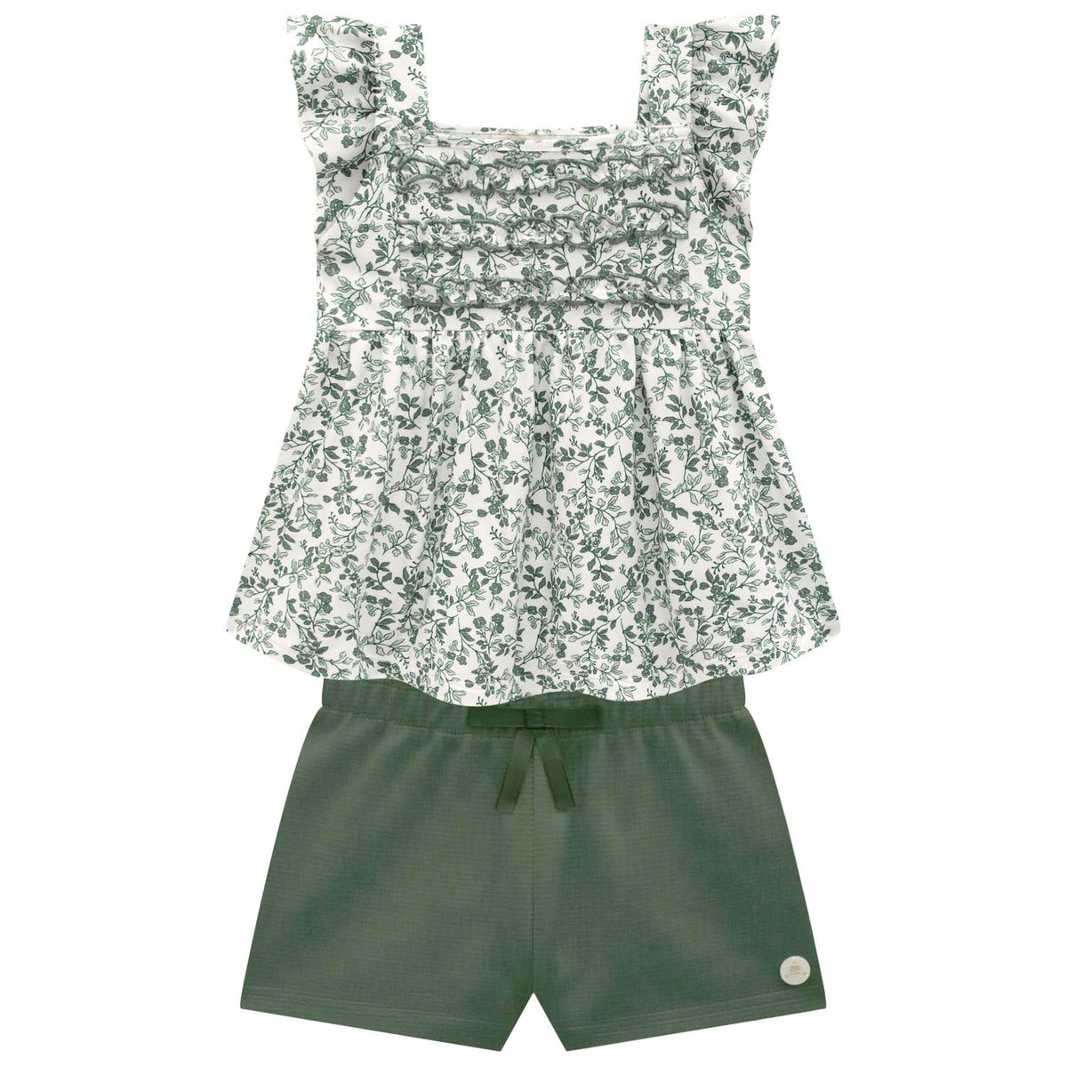 Conjunto florecitas verdes 2001737 - 7012 - Igorperu