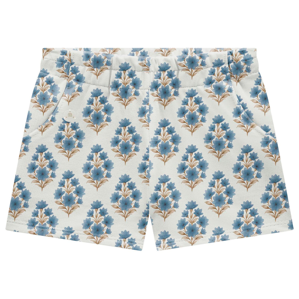 Conjunto azul con flores y short 2001765 - Igorperu