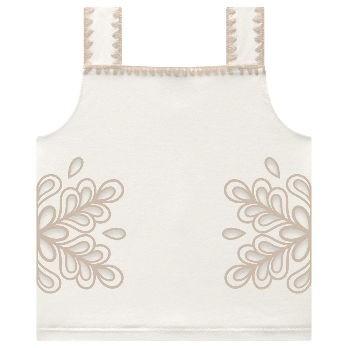 Conjunto de vestir beige y blanco 2001773 - Igorperu