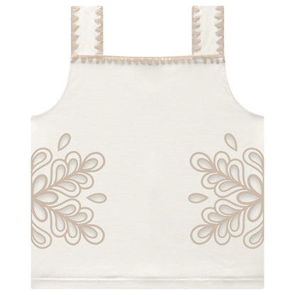 Conjunto de vestir beige y blanco 2001773 - Igorperu