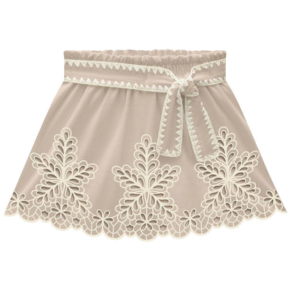 Conjunto de vestir beige y blanco 2001773 - Igorperu