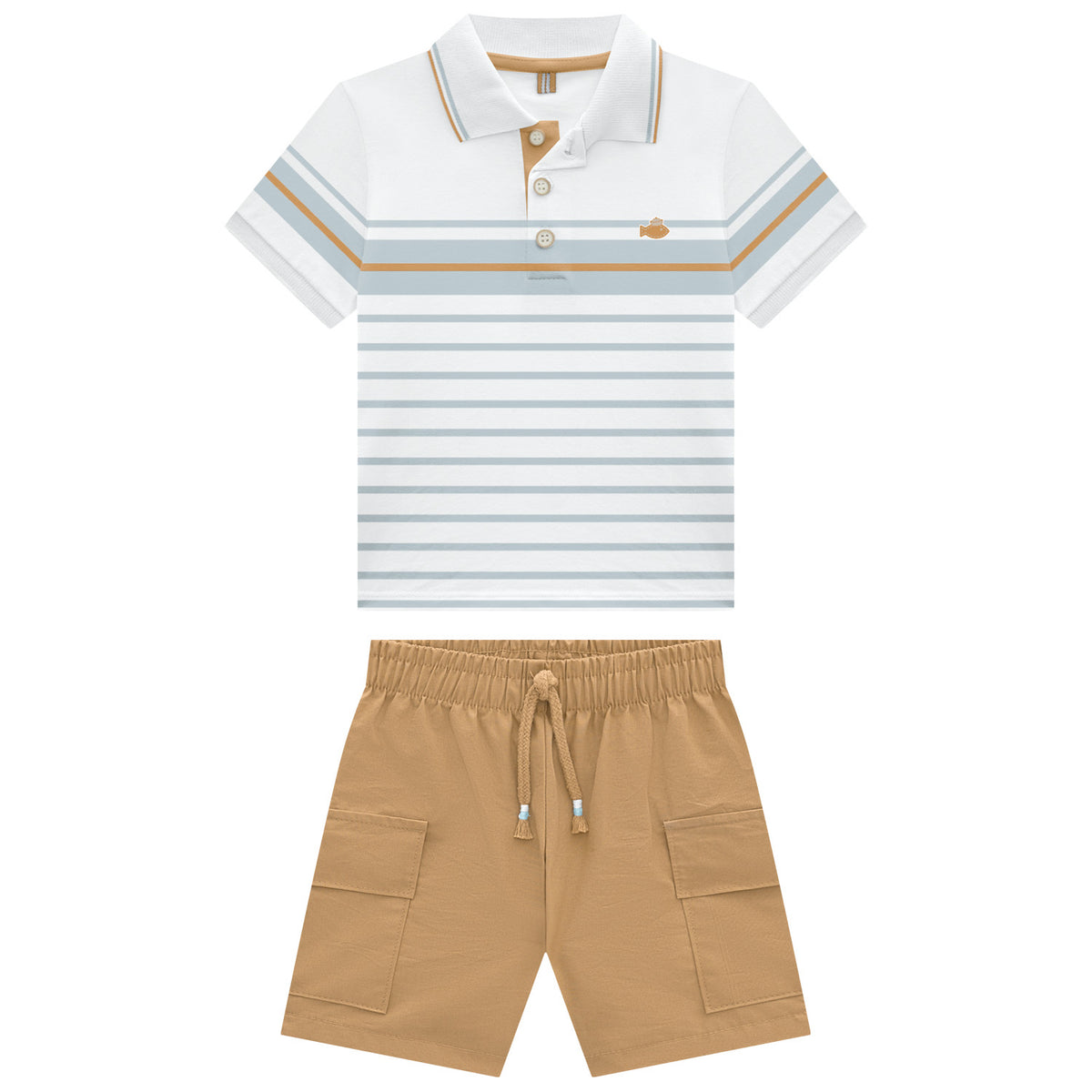 Conjunto polo con cuello y short 2001797 - Igorperu