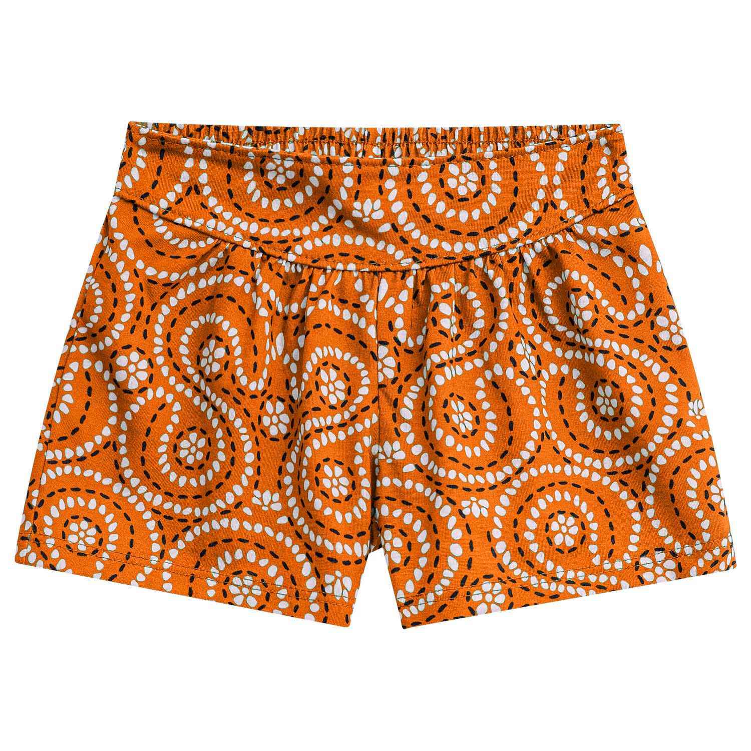 Conjunto polo tiras naranja laser - Igorperu