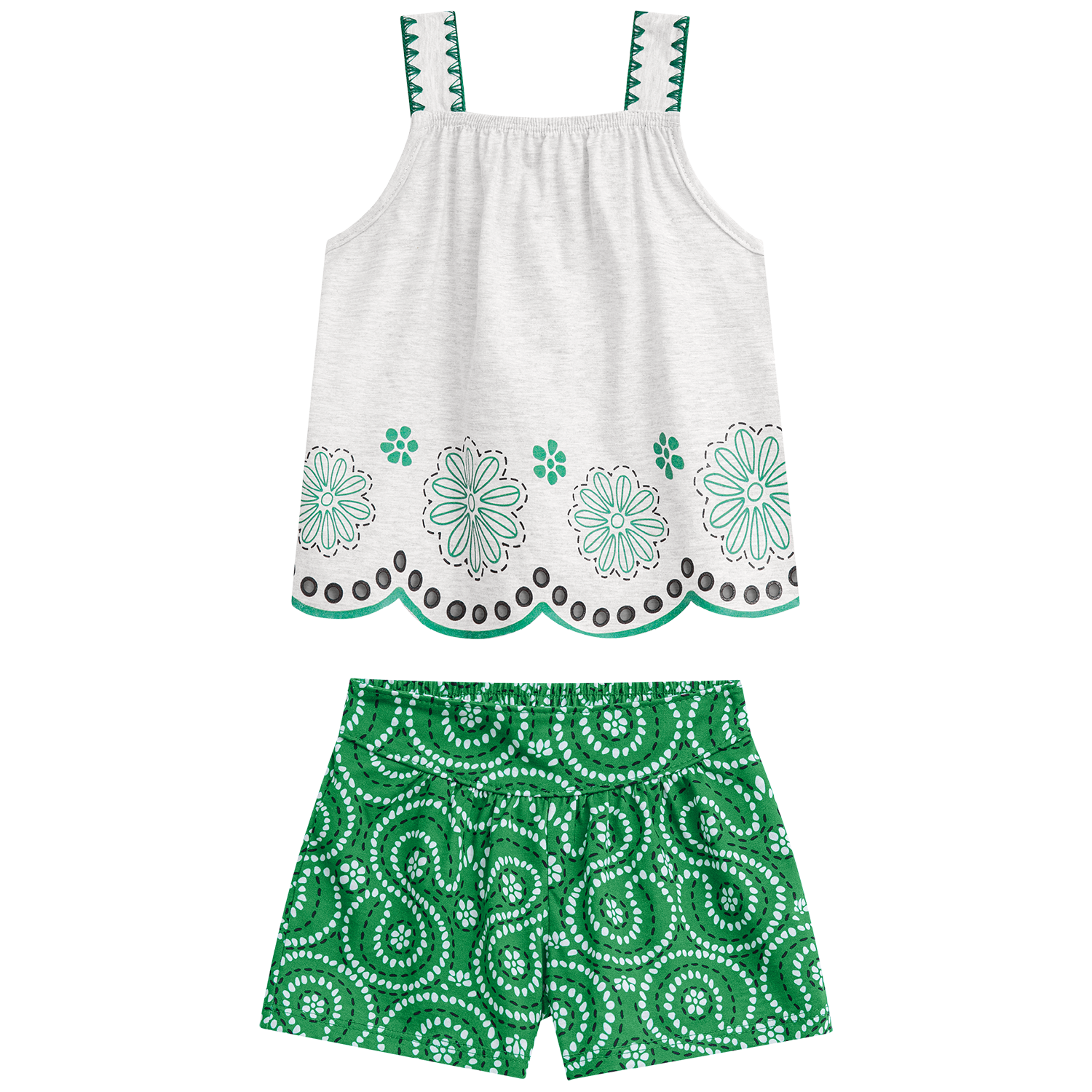 Conjunto polo tiras esmeralda laser - Igorperu