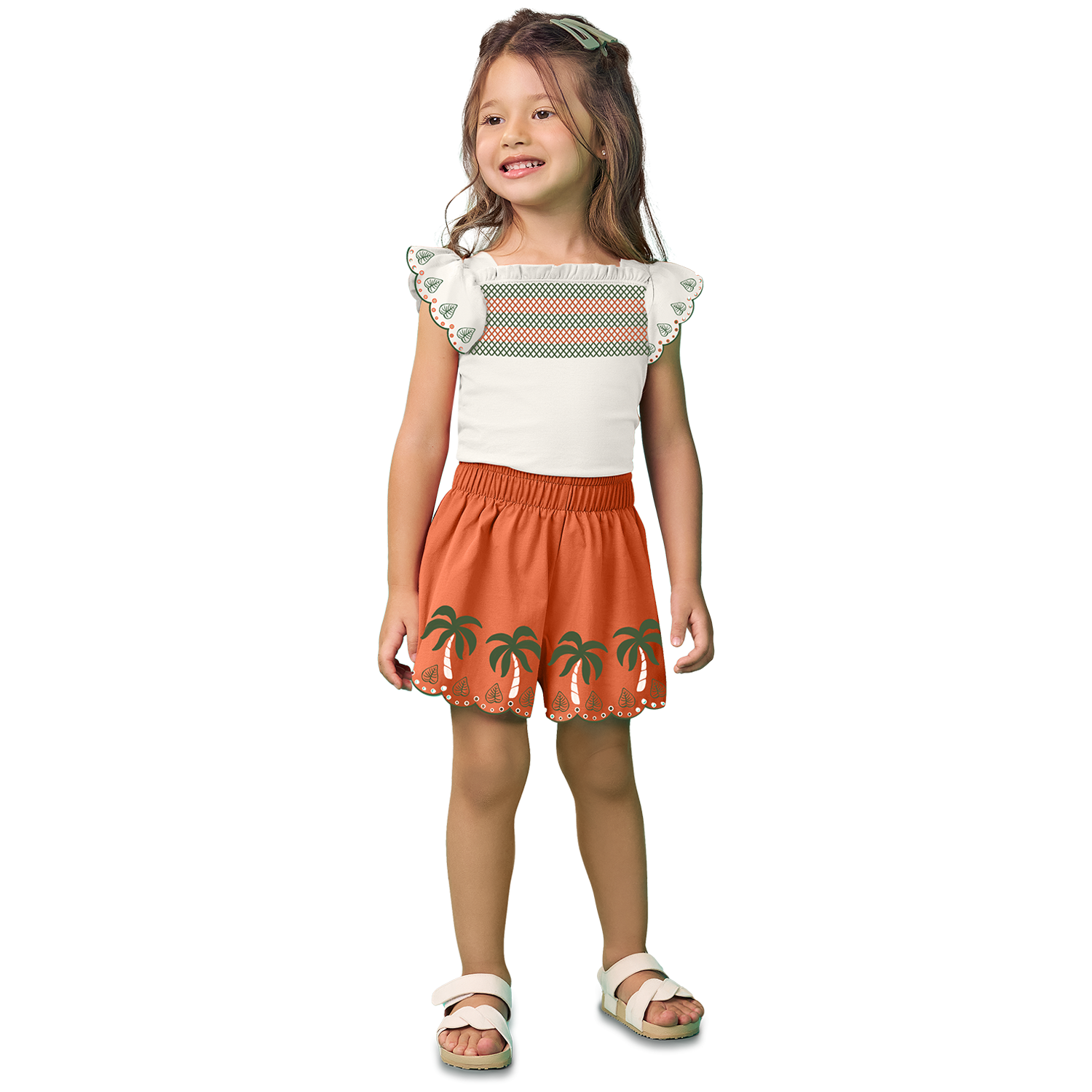 Conjunto detalles abeja con volado y falda - Igorperu