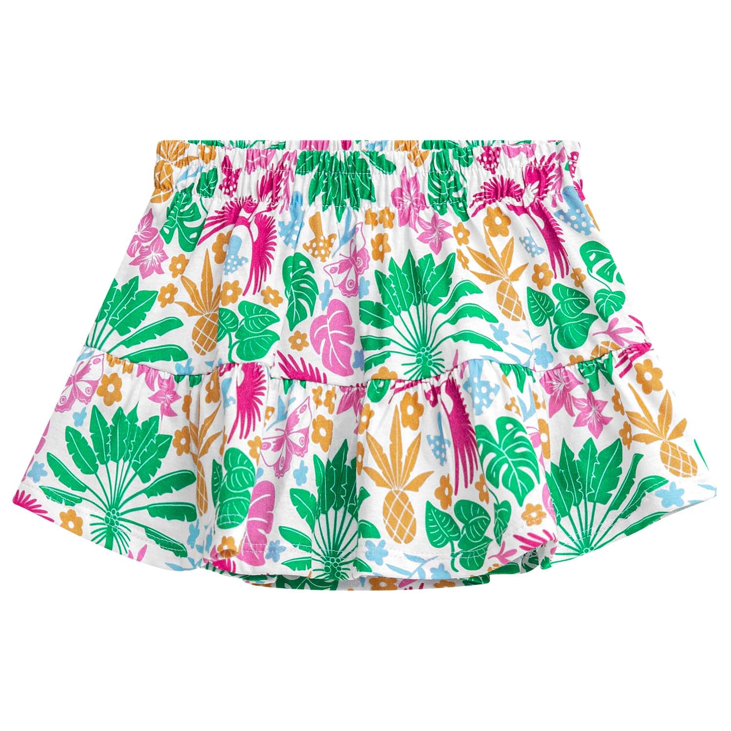 Conjunto floreado crop y falda - Igorperu