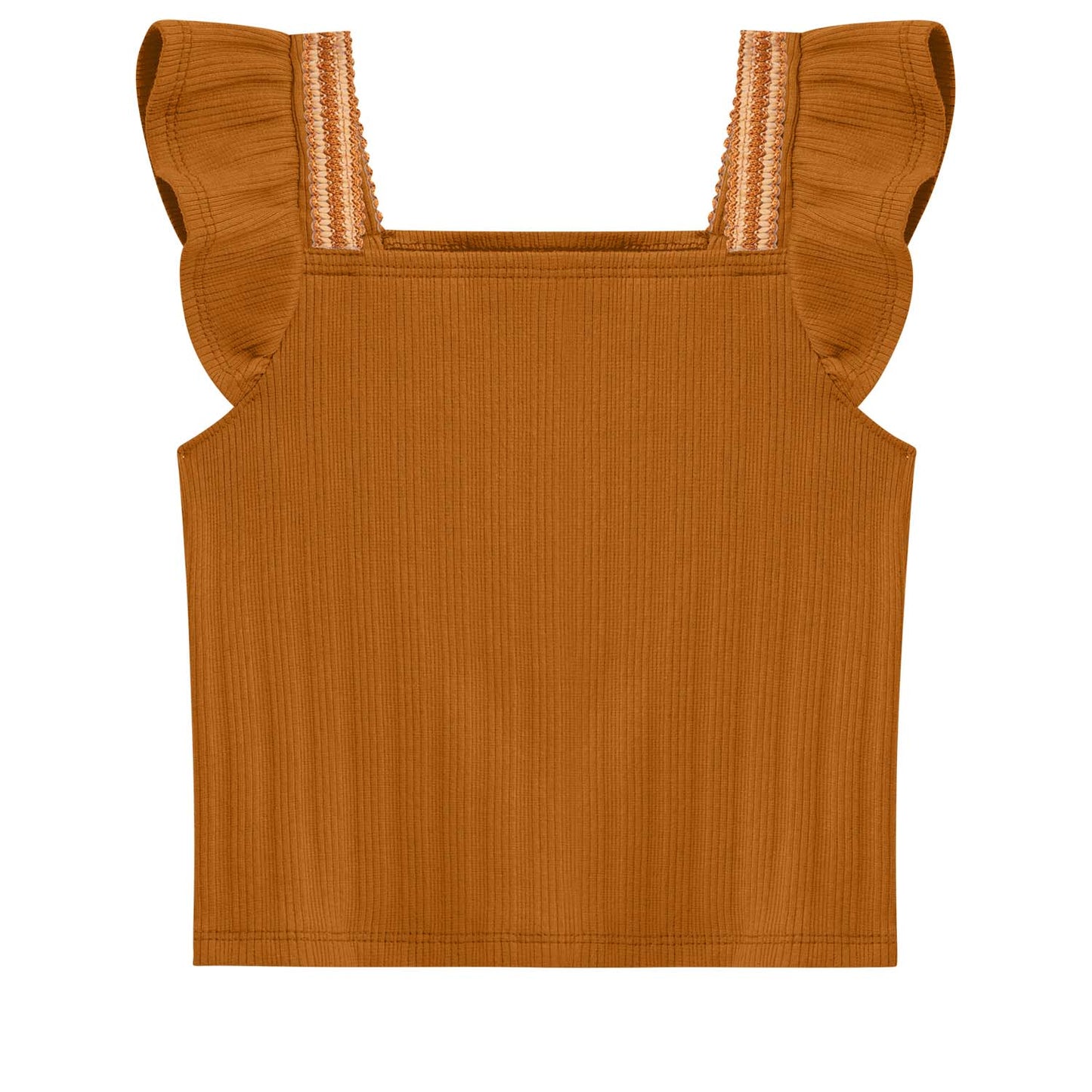 Conjunto polo crop y falda hindi azúl - Igorperu