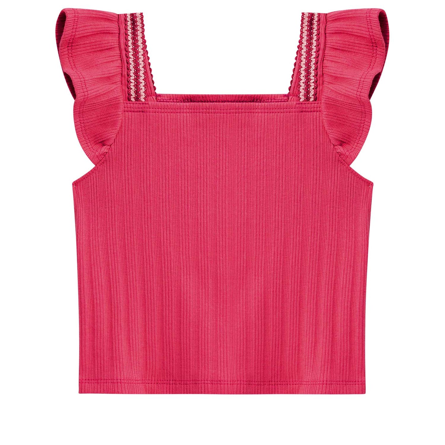 Conjunto polo crop y falda hindi blanco verde - Igorperu