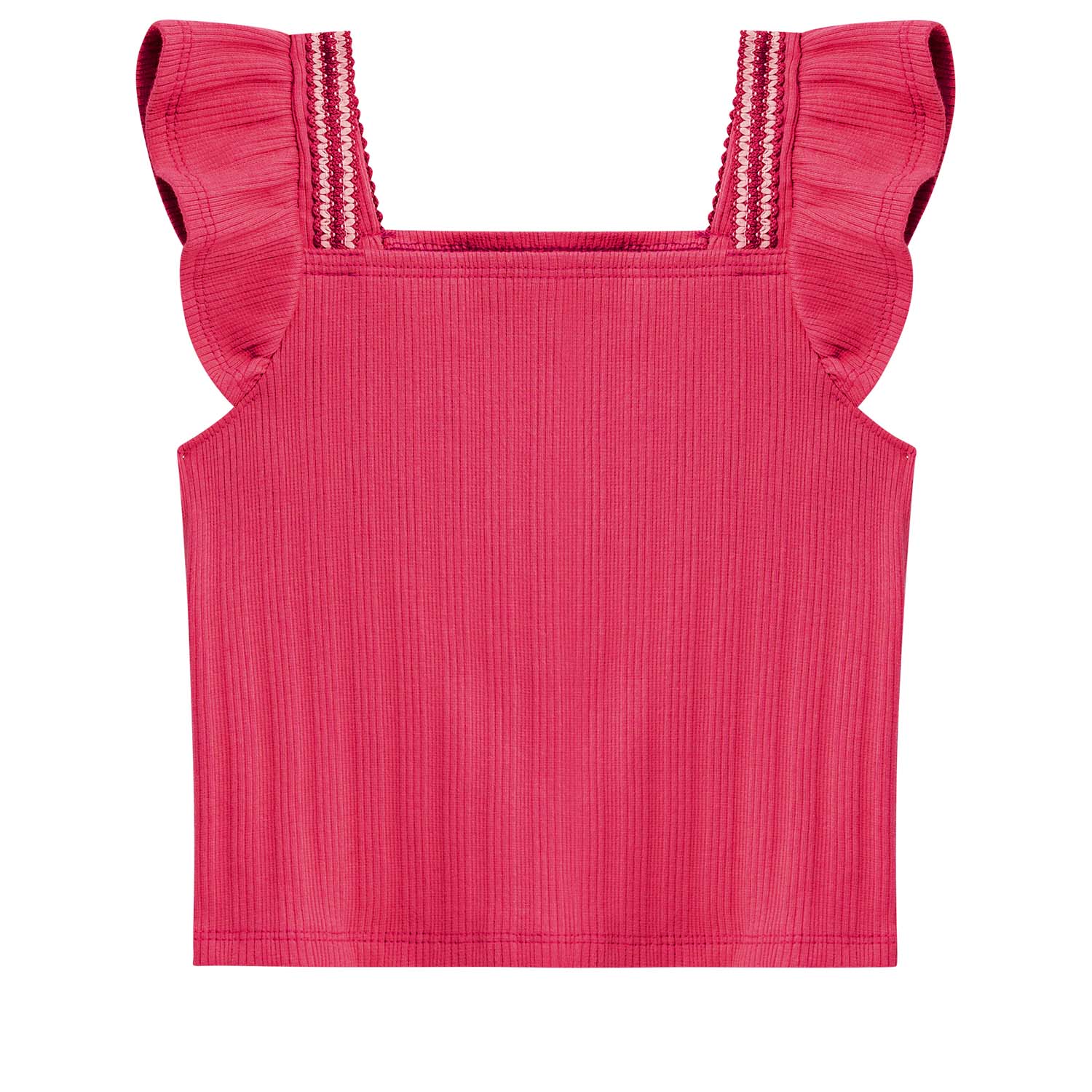 Conjunto polo crop y falda hindi blanco verde - Igorperu