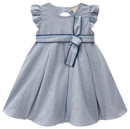 Vestido algodon azul - Igorperu