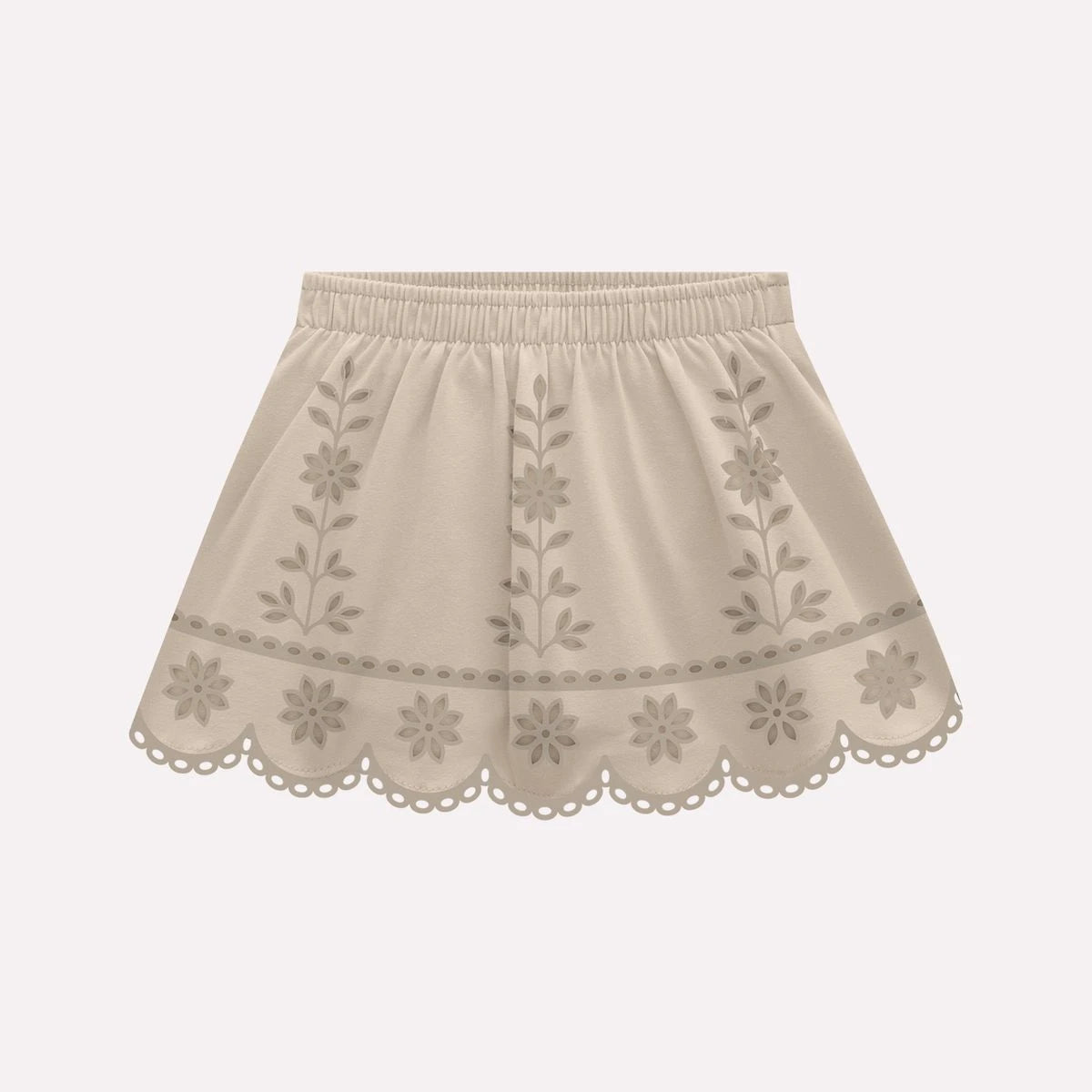 Conjunto bordado láser con falda  2001746 - Igorperu