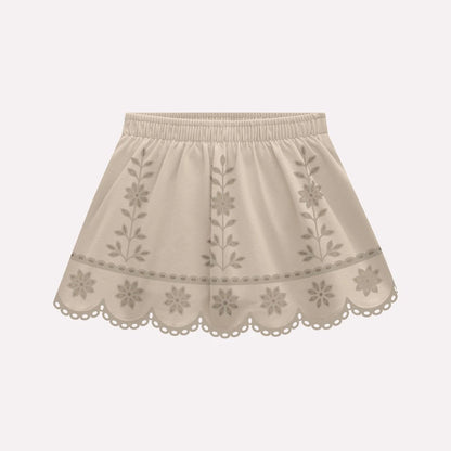 Conjunto bordado láser con falda  2001746 - Igorperu